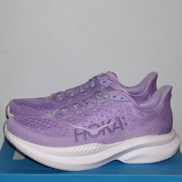 Hoka One One Mach 6 Running Shoes Womens 7 7.5 9 Aster Flower - Picture 2 of 6